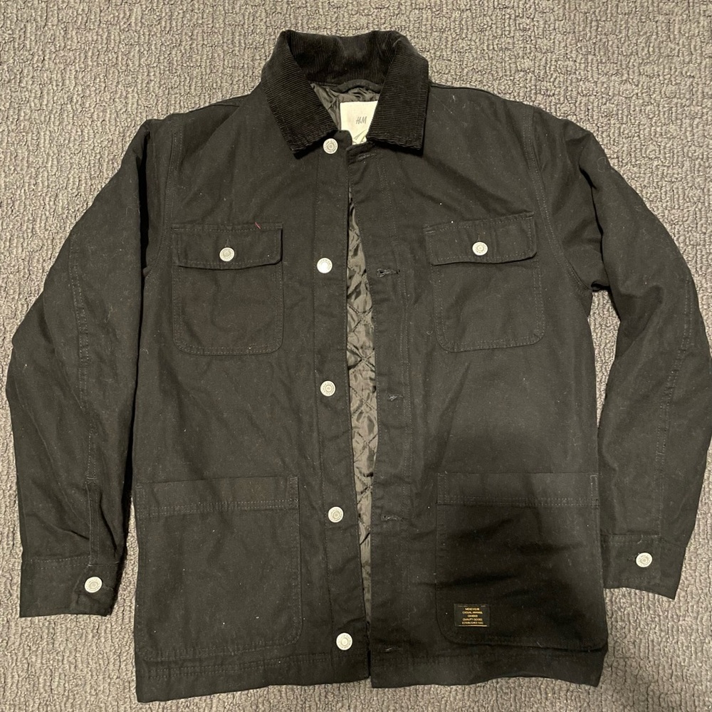 Mens H&M black jacket